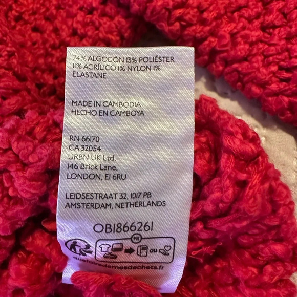 Anthropologie Pilcro NWOT Raspberry pullover, Size Small, 26” p2p - Picture 9 of 13